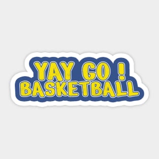 funny basketball Sticker